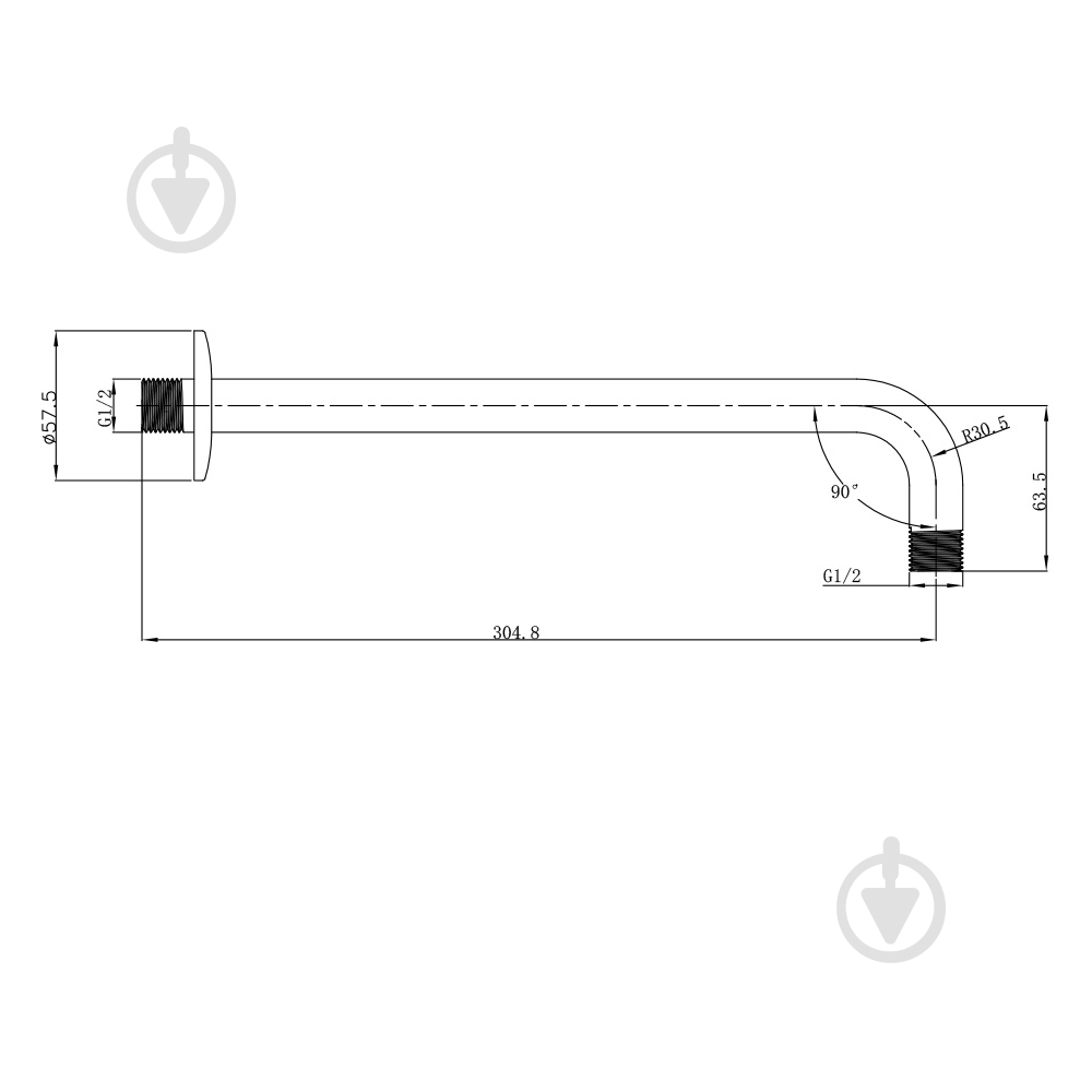 Кронштейн настенный Imprese SH01-305 - фото 2