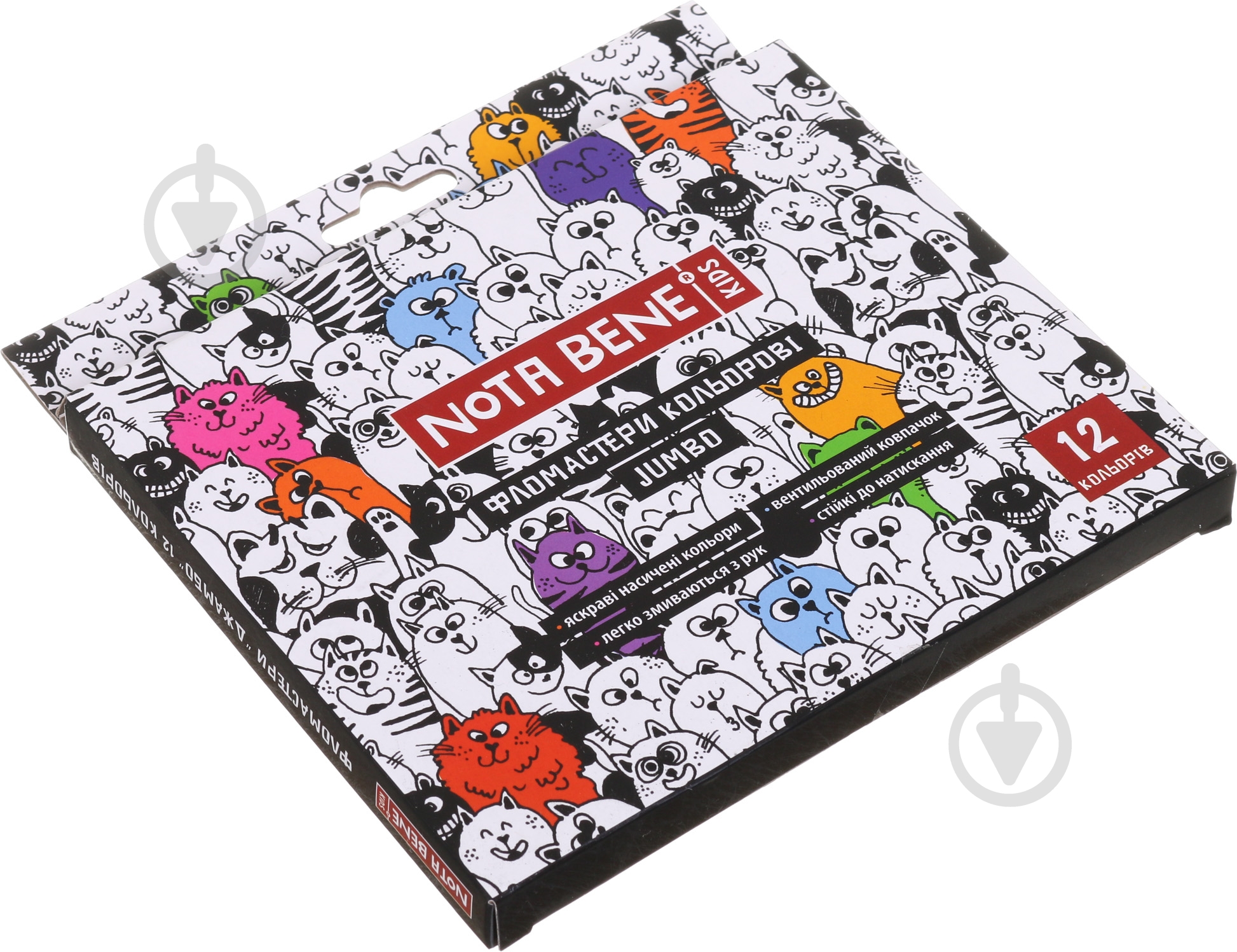 Фломастеры Джамбо 12 шт Nota Bene - фото 2