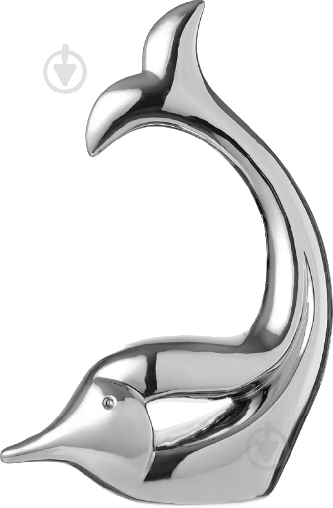 Статуетка Eterna дельфін 4016А 30х23х6,5 см срібний - фото 1