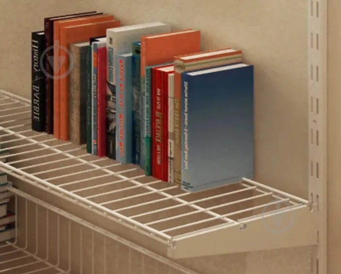 Полка для гардеробной системы Kolchuga 600x406 мм белый - фото 5