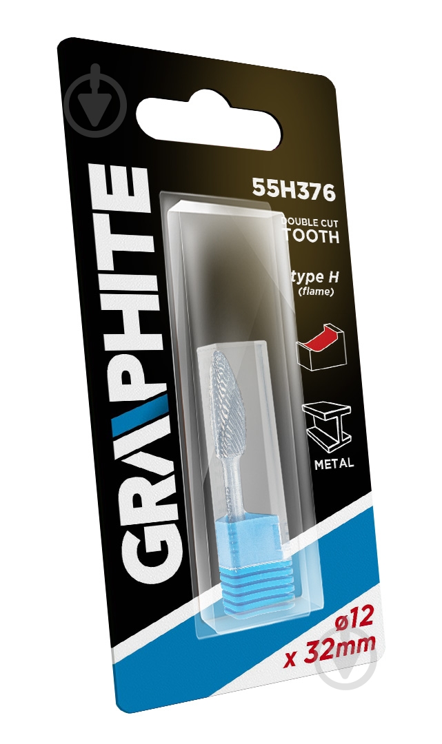 Фреза овальная GRAPHITE 55H376 - фото 2 Фреза овальная GRAPHITE 55H376 - фото 2