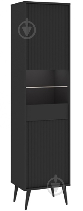 Витрина Intermeble BARCELONA 2д 1930х470х400 мм антрацит (5003187ANCO) - фото 1