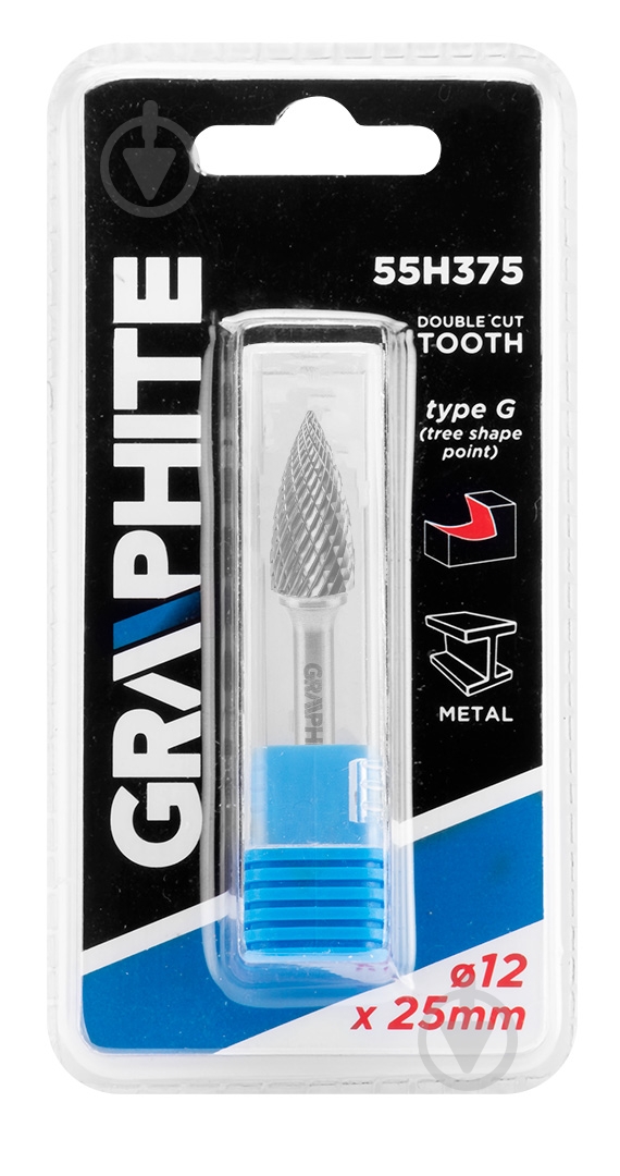 Фреза конусная GRAPHITE 55H375 - фото 3 Фреза конусная GRAPHITE 55H375 - фото 3