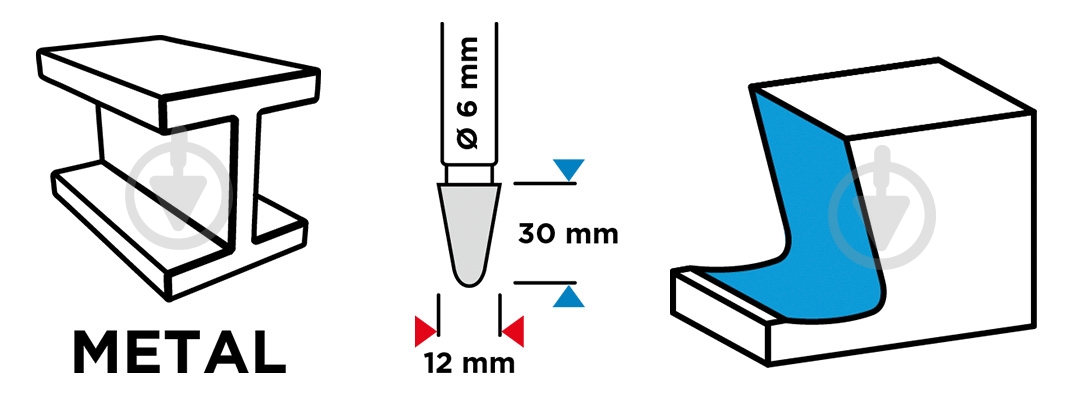Фреза конусная GRAPHITE 55H377 - фото 4