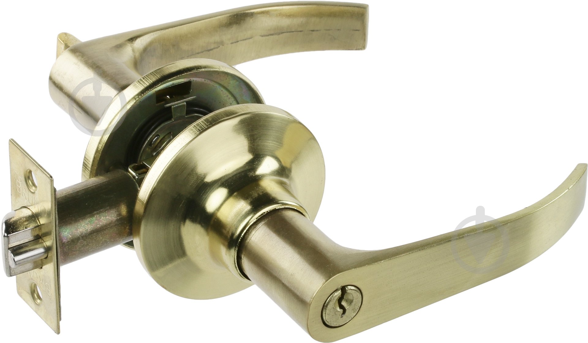 Кнобсет (ручка-защелка) Bruno 878 WC матовая латунь - фото 1 Кнобсет (ручка-защелка) Bruno 878 WC матовая латунь - фото 1