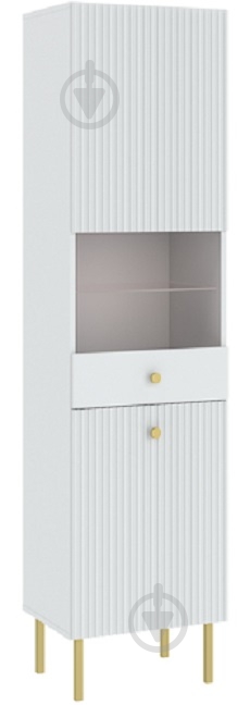 Витрина Intermeble VIENA 2д 1930х470х420 мм золотой белый (5003208BIZO) - фото 1 Витрина Intermeble VIENA 2д 1930х470х420 мм золотой белый (5003208BIZO) - фото 1