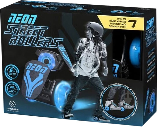 Роликовые коньки Neon Street Rollers синий N100735 синий - фото 2 Роликовые коньки Neon Street Rollers синий N100735 синий - фото 2