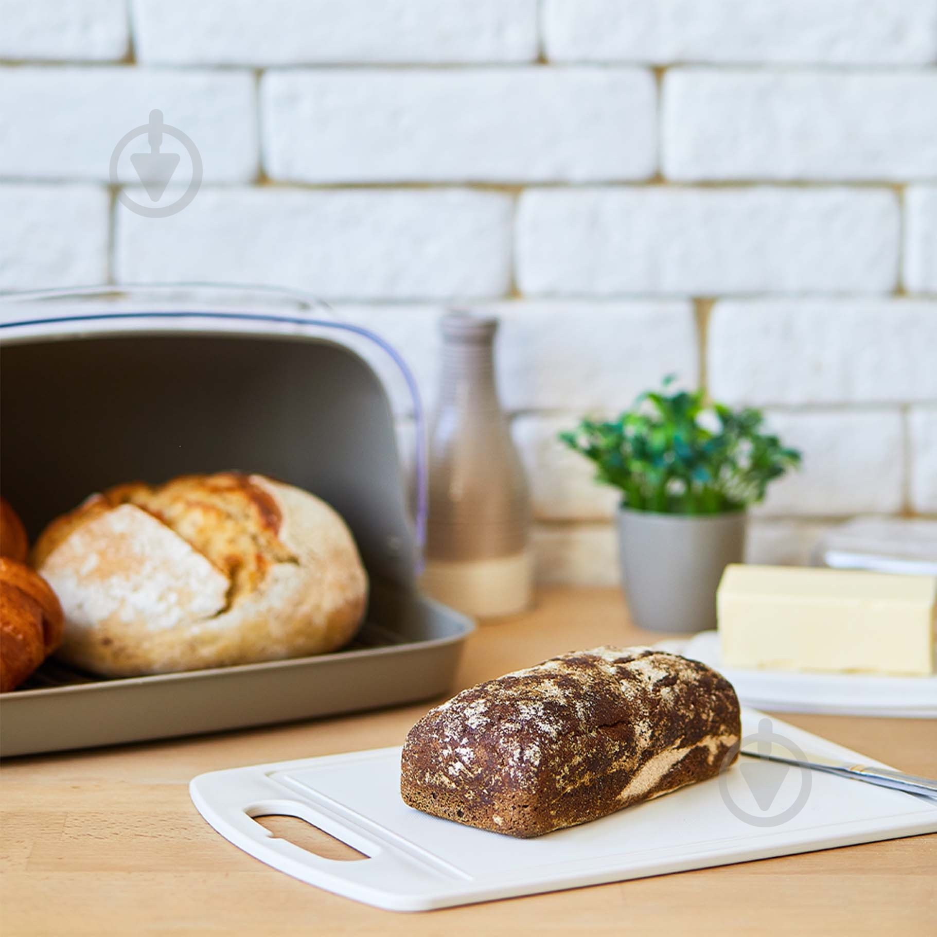 Хлебница Алеана Мульти 32х25х17 см какао - фото 3