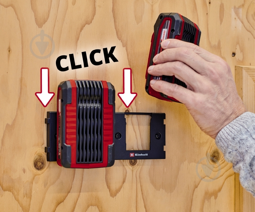 Набор держателей Einhell для аккумуляторов PXC 2 шт. 4514155 - фото 2