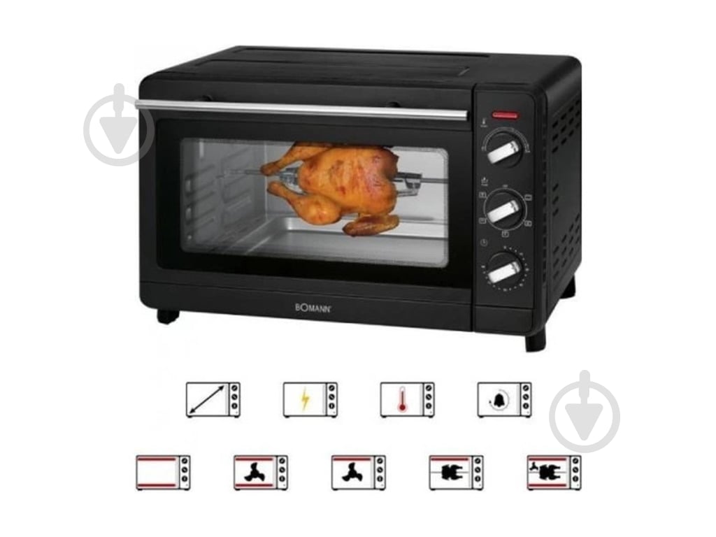 Электрическая мини-печь Bomann MBG 6023 CB - фото 2