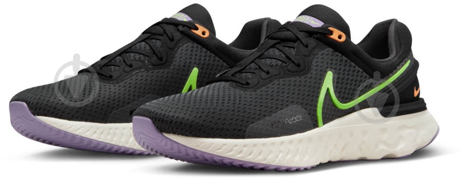 Кроссовки мужские Nike REACT MILER 3 DD0490-005 р.43 черные - фото 5 Кроссовки мужские Nike REACT MILER 3 DD0490-005 р.43 черные - фото 5