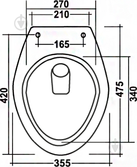 УЦЕНКА! Унитаз Sonet E.W.C. VITRA P (УЦ №50) - фото 3