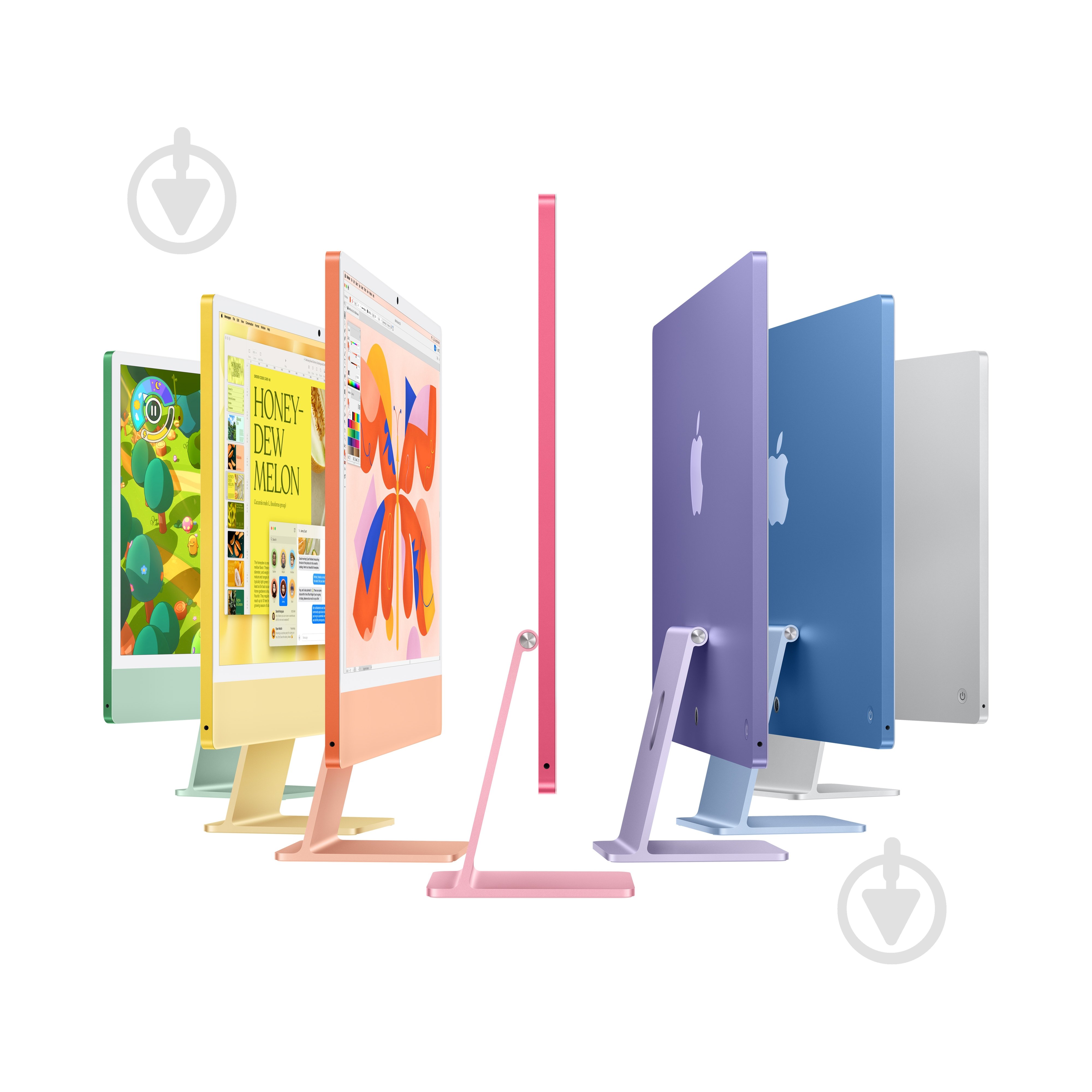 Моноблок Apple iMac М4 4.5К Nano-texture glass 10‑ядер GPU 256GB 24" (MD3H4UA/A) silver - фото 7 Моноблок Apple iMac М4 4.5К Nano-texture glass 10‑ядер GPU 256GB 24" (MD3H4UA/A) silver - фото 7