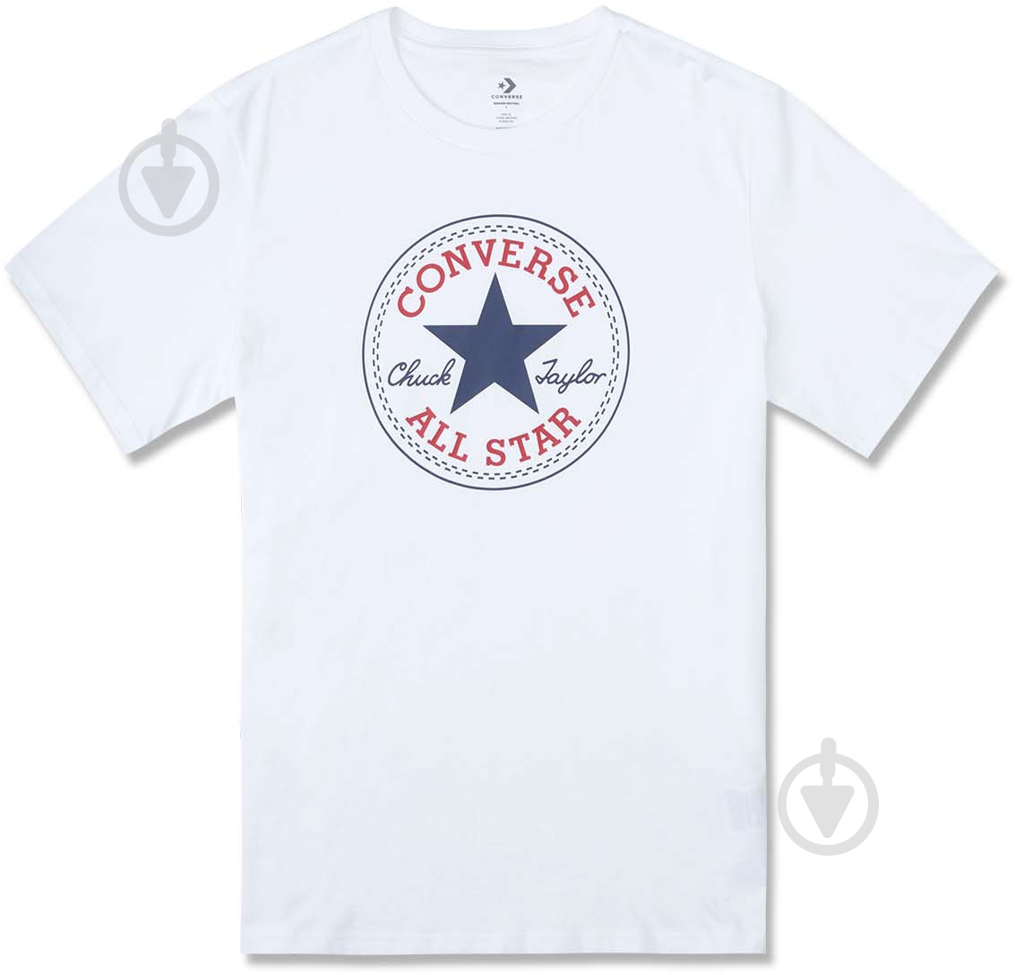 Футболка Converse Chuck Patch Tee 10025459-102 р.2XL белый - фото 6