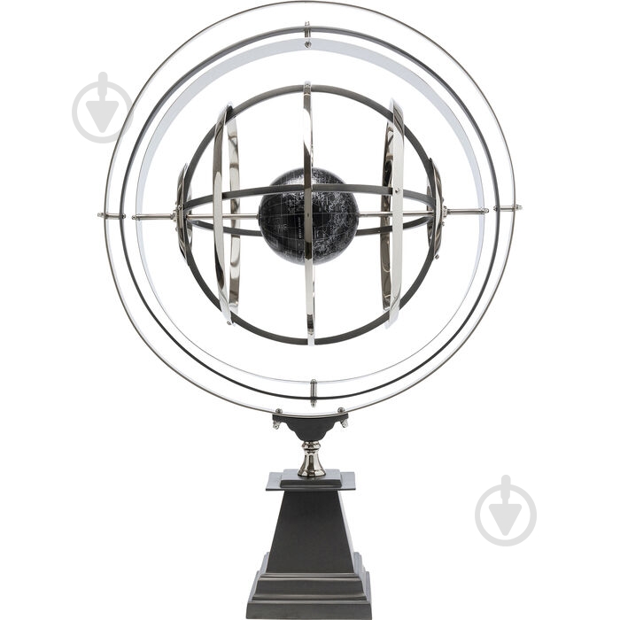 Статуэтка KARE Design Armillary 82х56х56 см серебро - фото 1