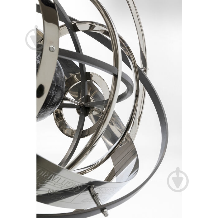 Статуэтка KARE Design Armillary 82х56х56 см серебро - фото 2