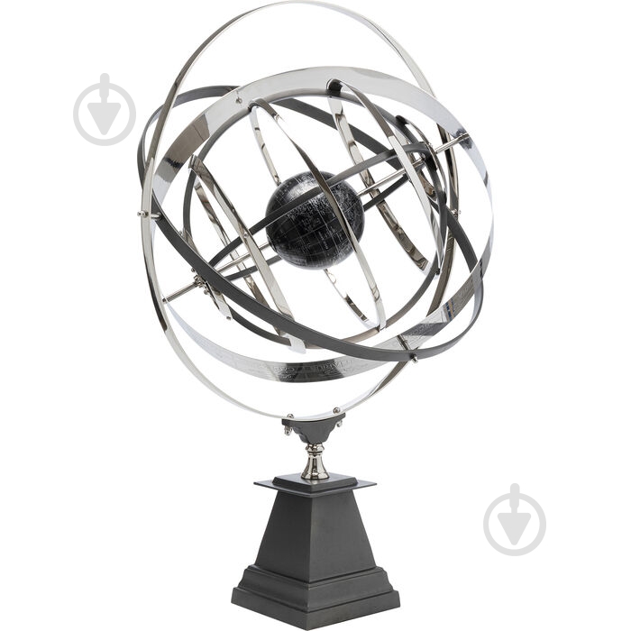 Статуэтка KARE Design Armillary 82х56х56 см серебро - фото 5