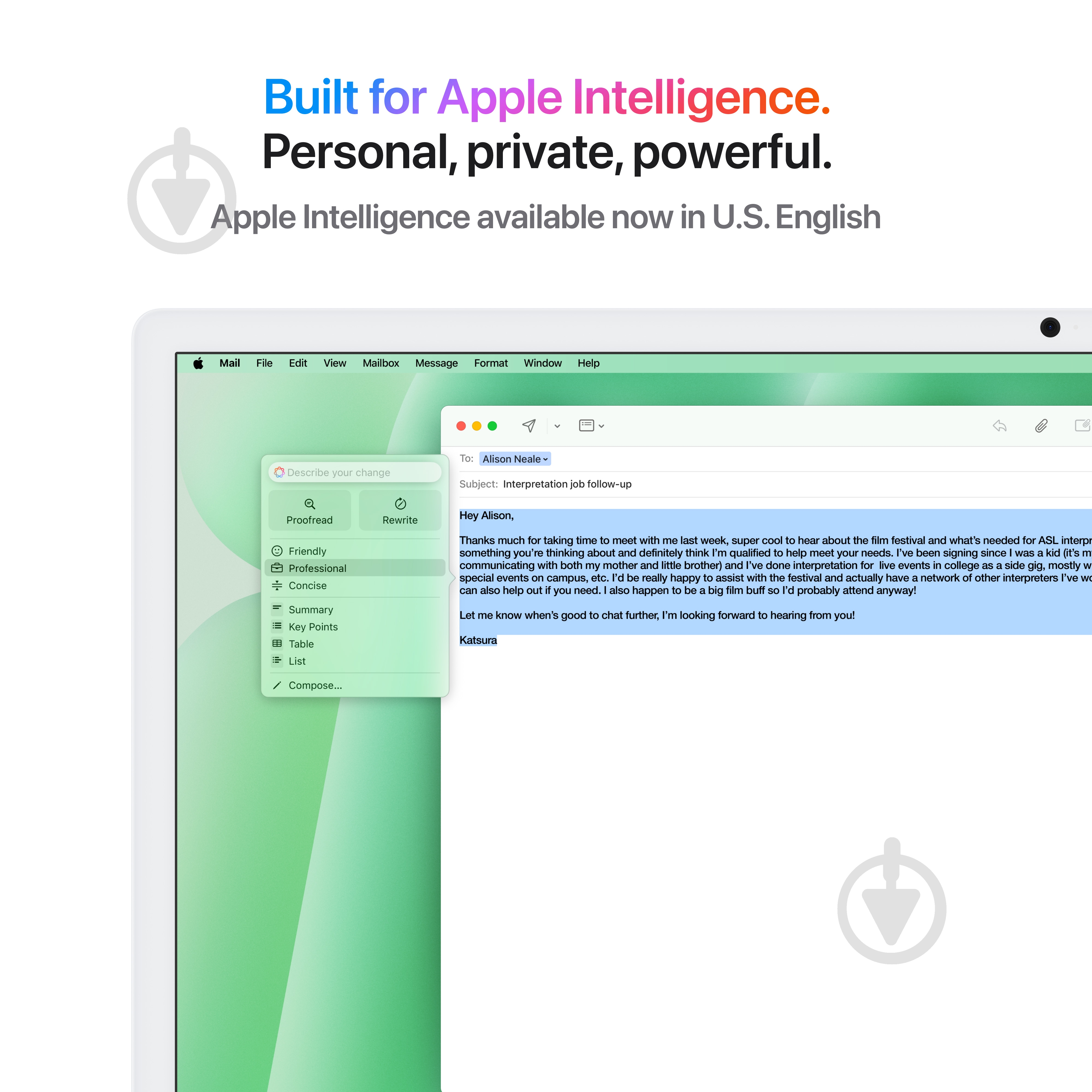 Моноблок Apple iMac М4 4.5К 10‑ядер GPU 512GB 24" (MD2Q4UA/A) green - фото 5 Моноблок Apple iMac М4 4.5К 10‑ядер GPU 512GB 24" (MD2Q4UA/A) green - фото 5