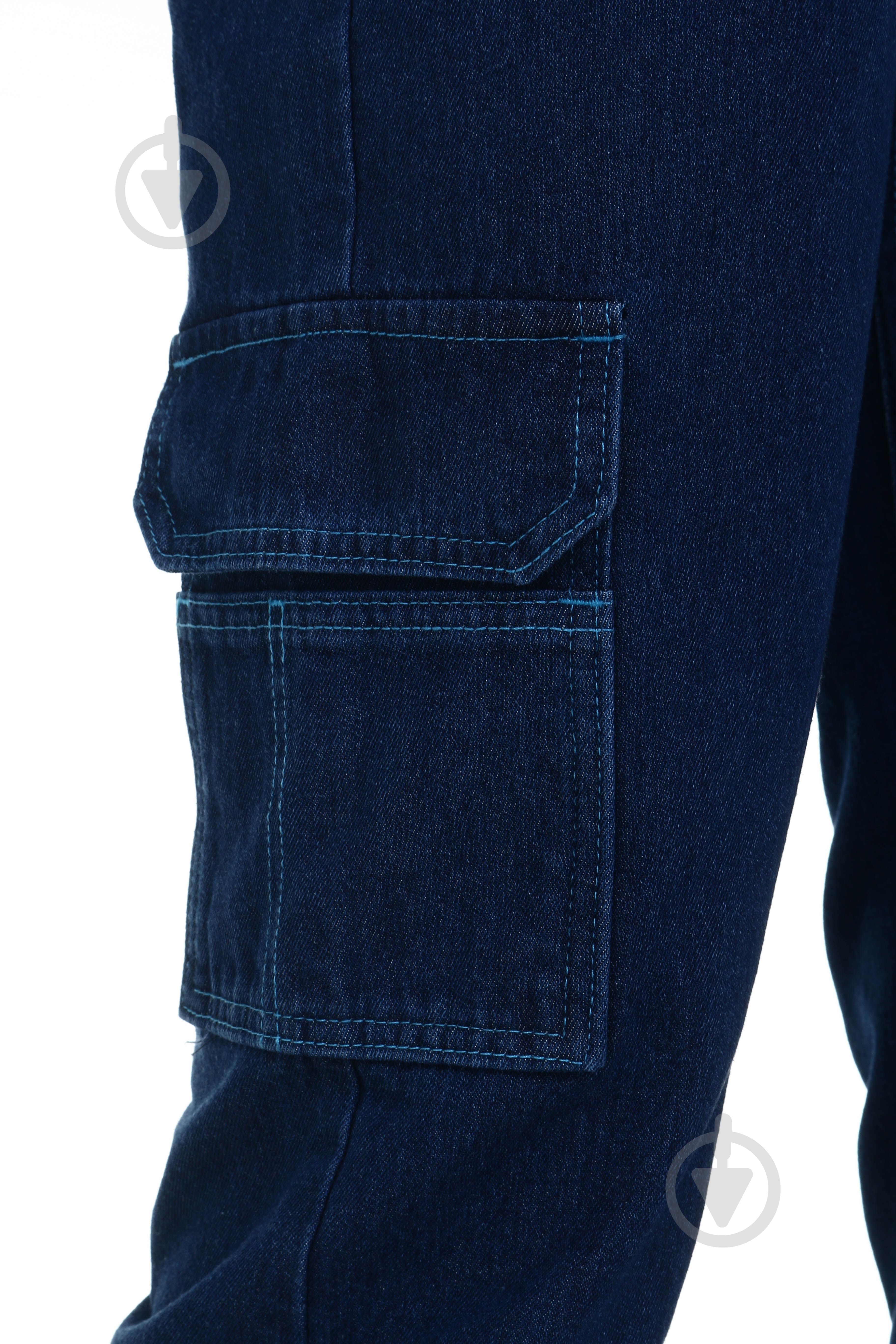 Брюки размер 31 темно-синий - фото 4