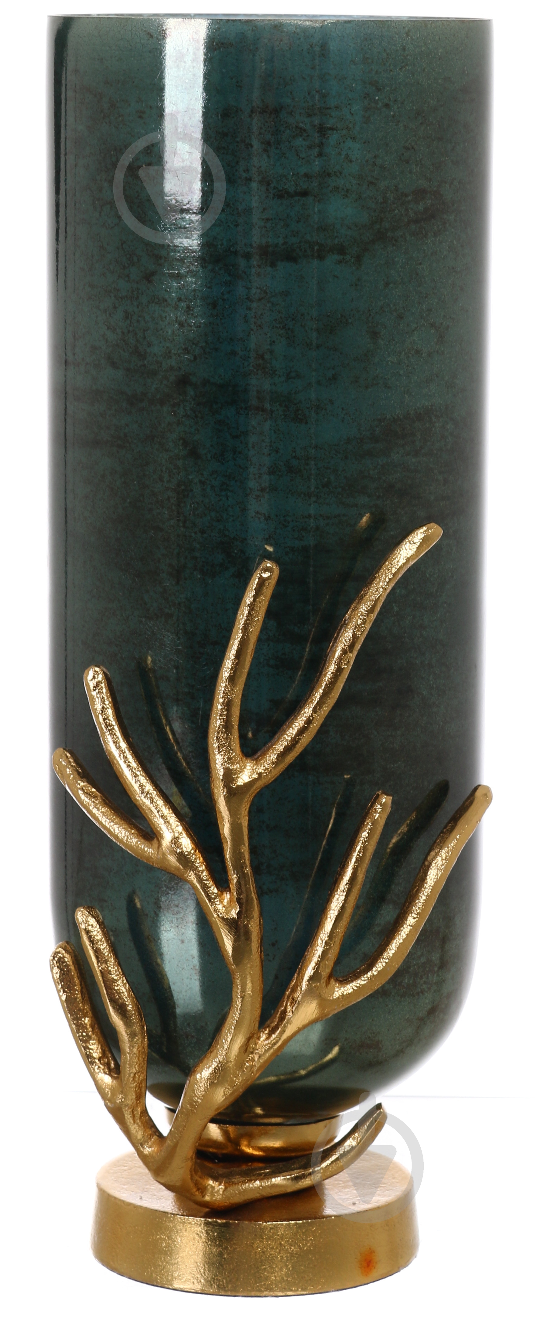 Ваза PANACHE Grapevine 43 см темно-зеленый/золото 31246 - фото 1 Ваза PANACHE Grapevine 43 см темно-зеленый/золото 31246 - фото 1