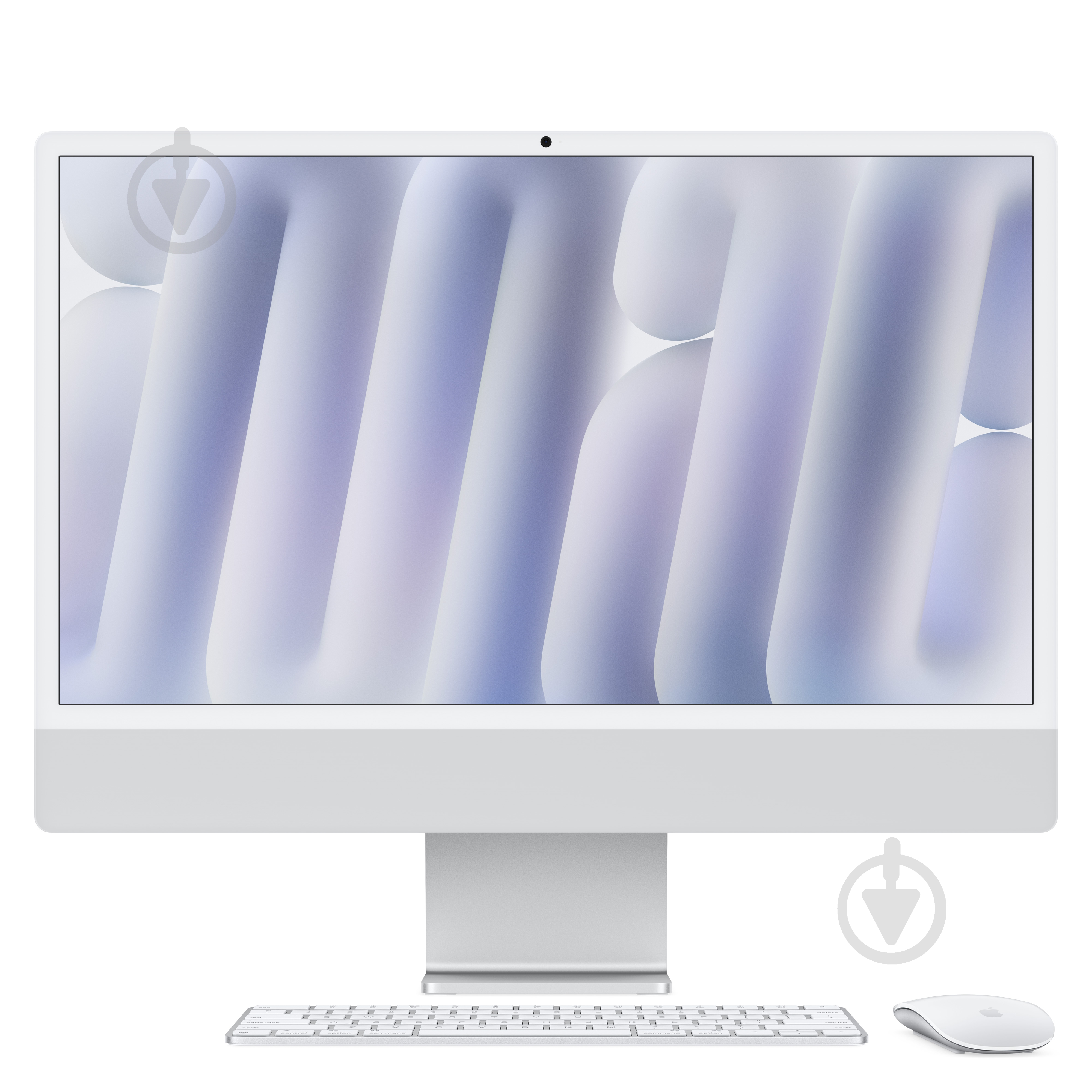 Моноблок Apple iMac М4 4.5К 8‑ядер GPU 256GB 24" (MWUC3UA/A) silver - фото 1