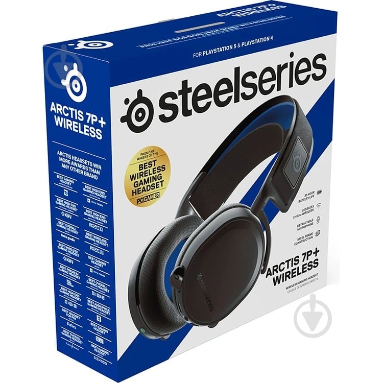Гарнитура SteelSeries Arctis 7P+ black (SS61470) - фото 7
