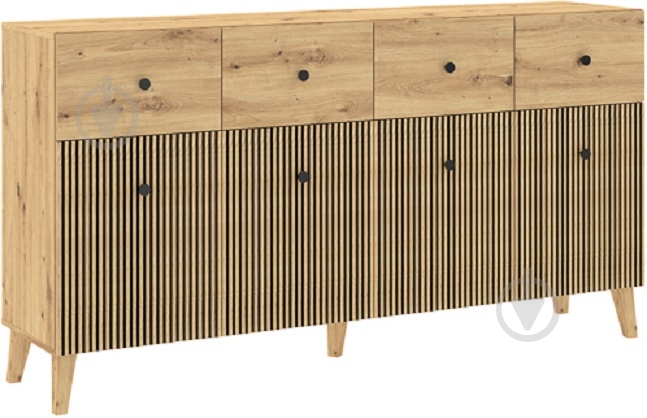 Комод Intermeble BERLIN 4д4ш 1788x953x420 мм дуб артизан/дуб артизан - фото 1