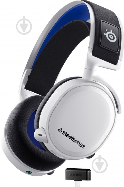 Гарнитура SteelSeries Arctis 7P+ white for PS5 (SS61471) - фото 2