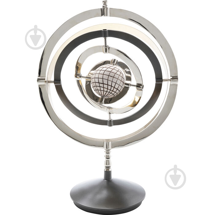 Статуэтка KARE Design Armillary 62,5х43х43 см серебро - фото 1