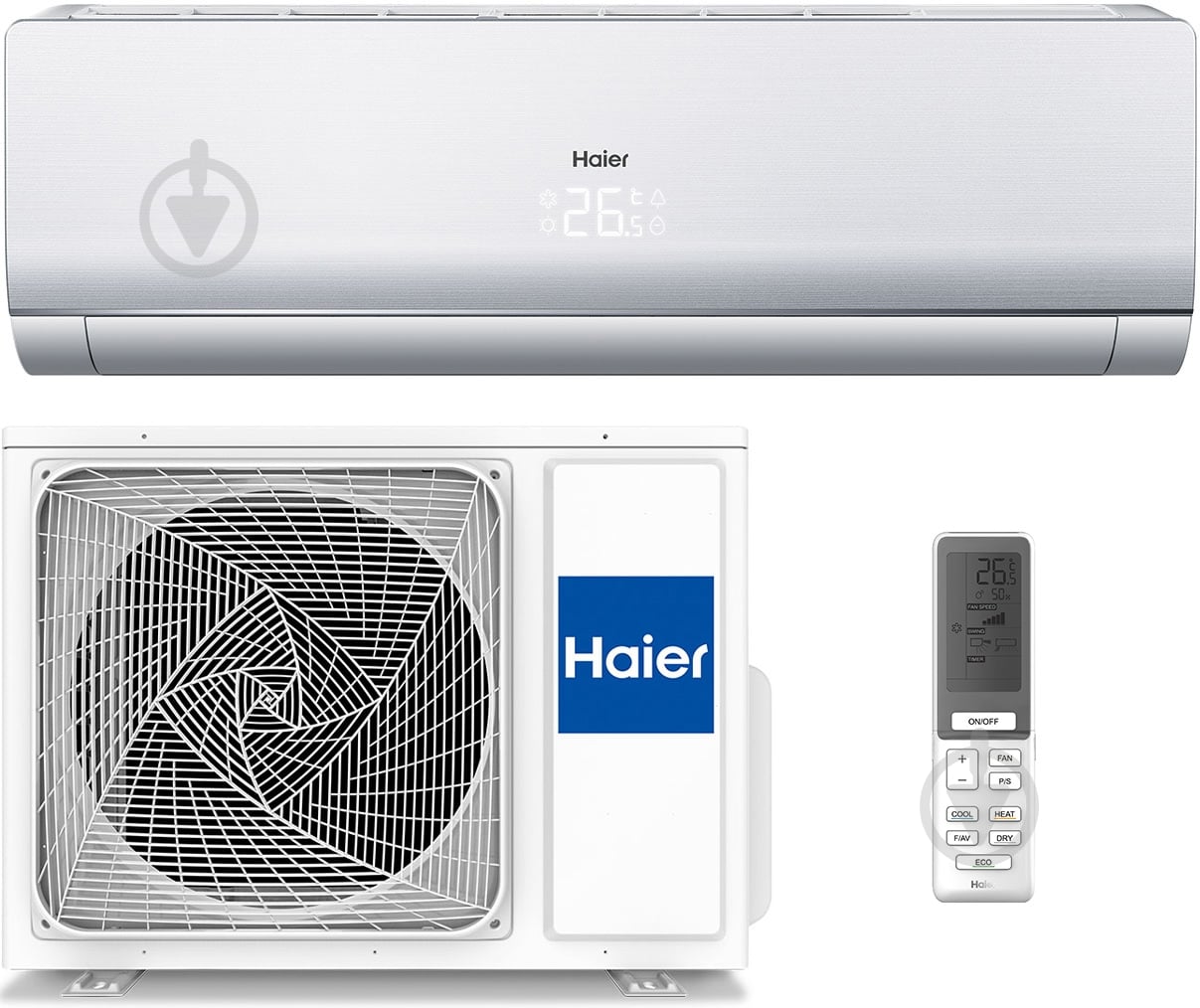 Кондиціонер Haier NORDIC INVERTER 1U25S2SQ1FA-AS25S2SN1FA Nodric Inverter - фото 1