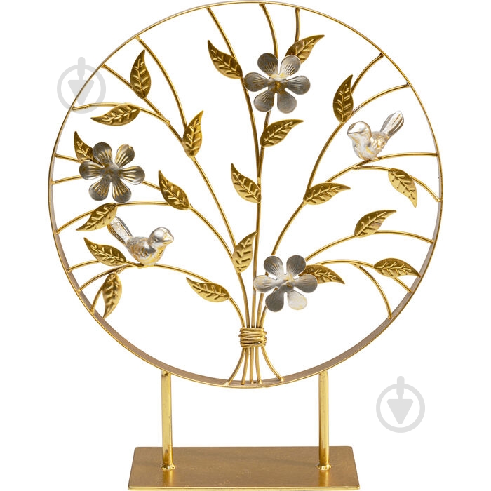 Статуэтка KARE Design Singing Birds 38х30х8 см золото - фото 1