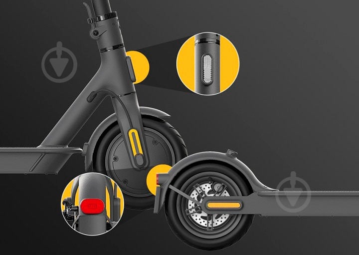 Электросамокат Xiaomi Mi Electric Scooter 1s Black (649476) - фото 11