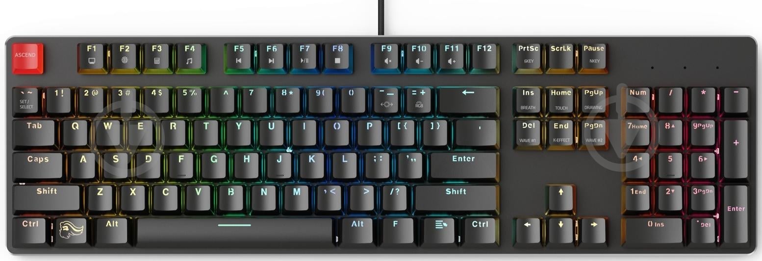 Клавиатура GLORIOUS GMMK Full Size Customized black (GMMK-RGB-V2) - фото 1