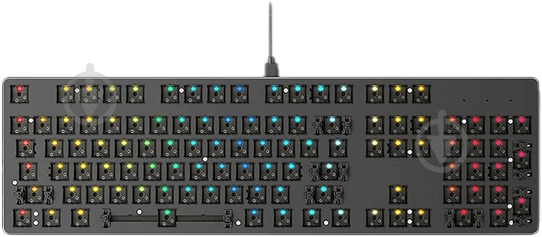 Клавиатура GLORIOUS GMMK Full Size Customized black (GMMK-RGB-V2) - фото 2