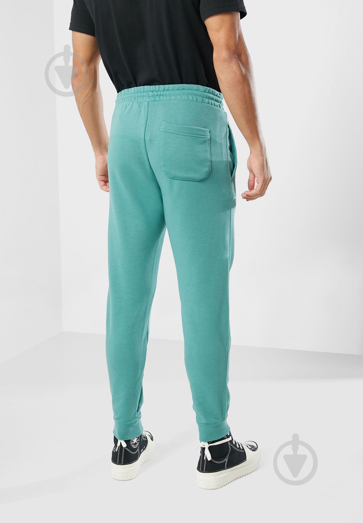 Брюки Converse GO-TO EMBROIDERED STAR CHEVRON FRENCH TERRY SWEATPANT 10023873-346 р. 2XL зеленый - фото 2