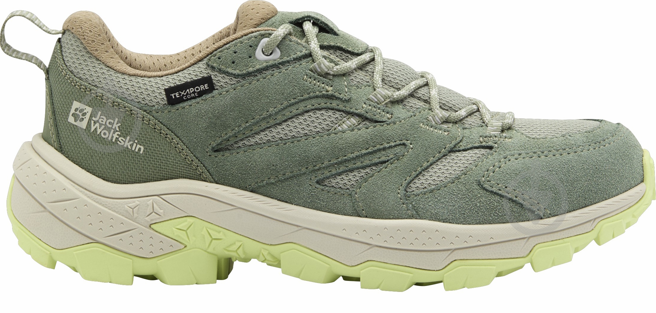 Полуботинки Jack Wolfskin VOJO TOUR TEXAPORE LOW W A62069_4029 р.39,5 зеленый - фото 1