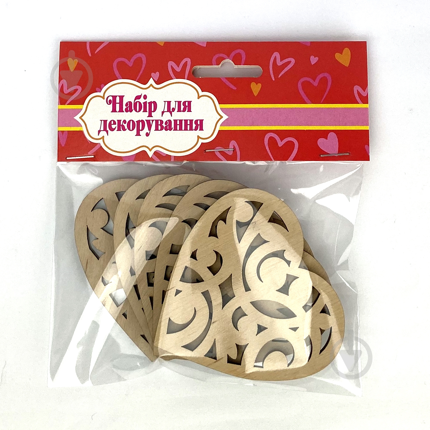 Декор из фанеры Сердца Аплі Краплі - фото 1