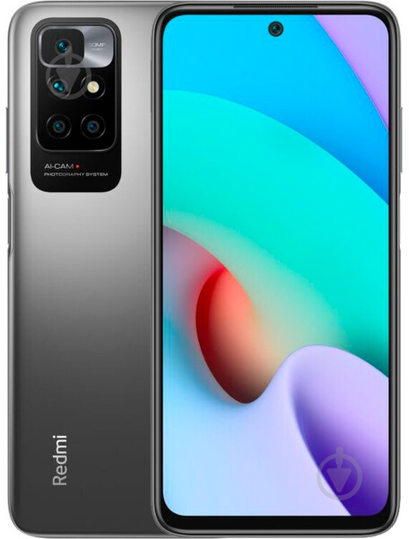 Смартфон Xiaomi Redmi 10 2022 4/64GB carbon grey (946649) - фото 1