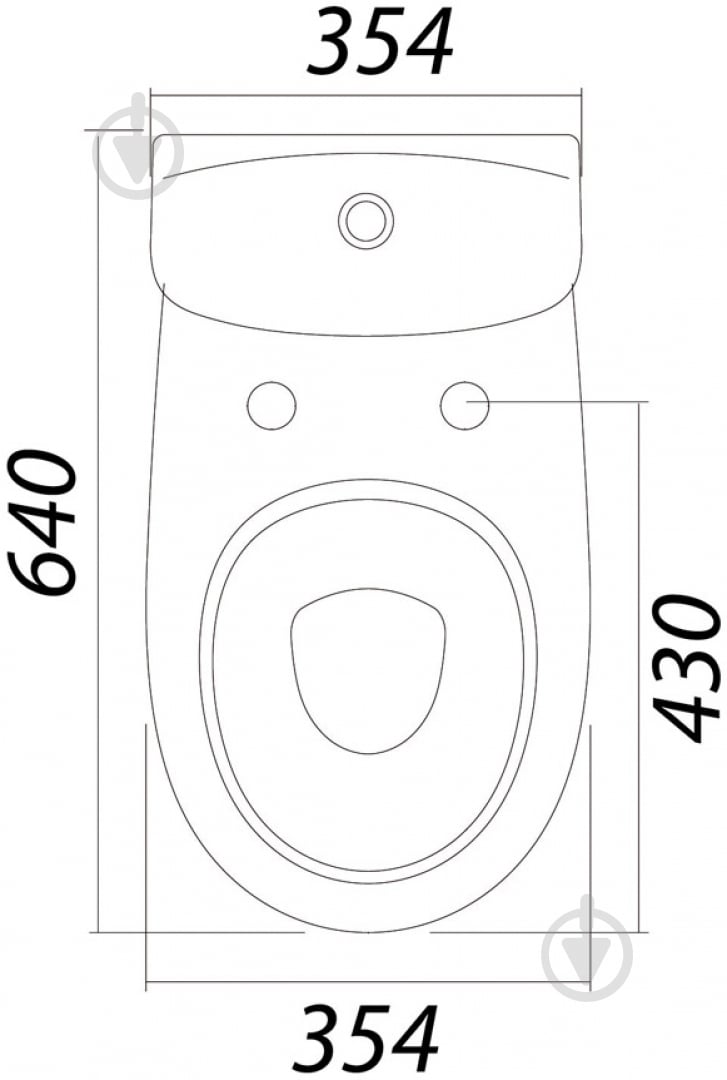 Унитаз-компакт Colombo Акцент классический Basic S12942500 с сиденьем - фото 5