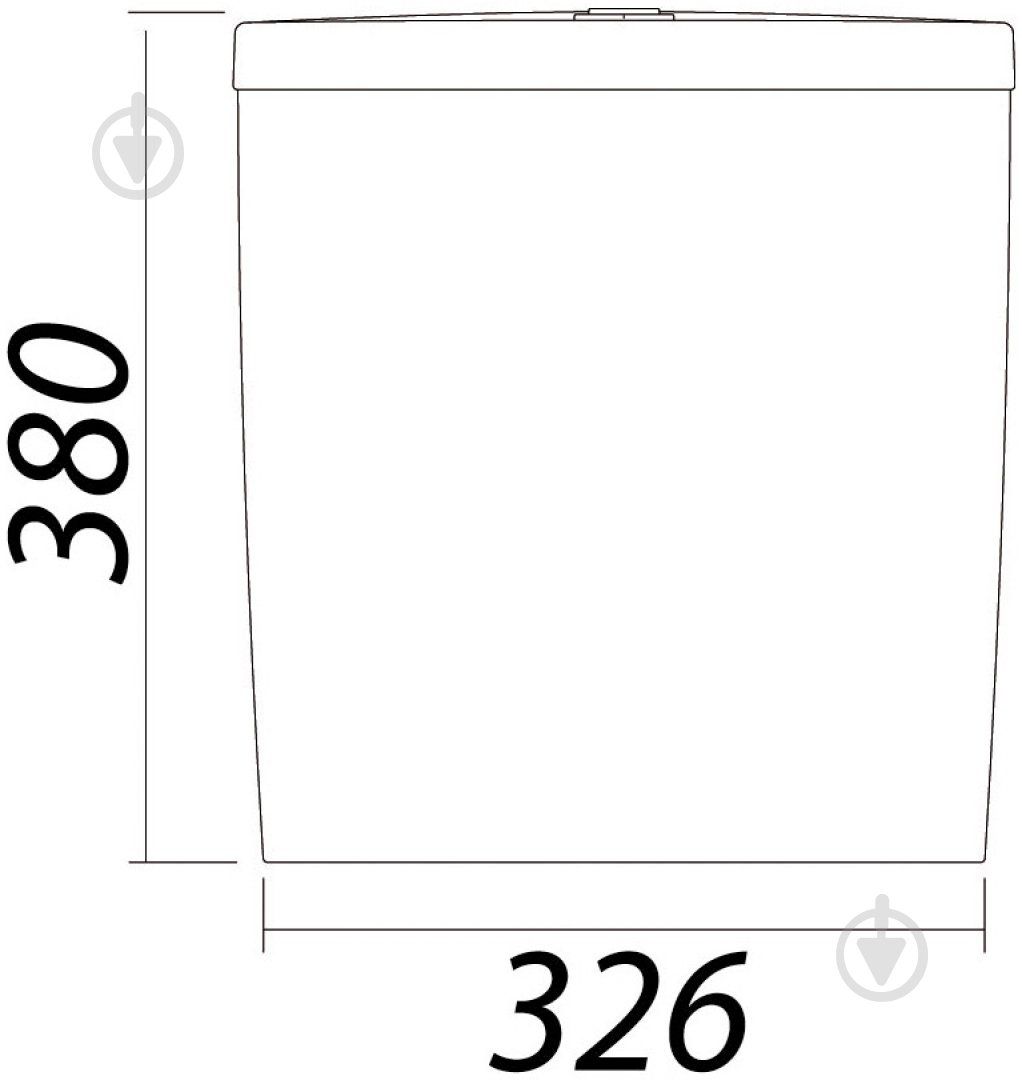 Унитаз-компакт Colombo Акцент классический Basic S12942500 с сиденьем - фото 6