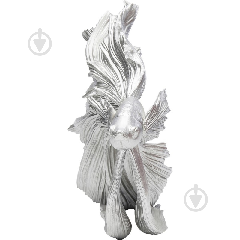 Статуэтка KARE Design Betta Fish 37х34х14 см серебро - фото 6 Статуэтка KARE Design Betta Fish 37х34х14 см серебро - фото 6