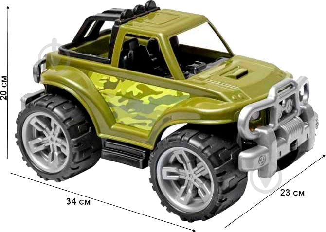 Игрушка ТехноК Внедорожник 3565 - фото 8 Игрушка ТехноК Внедорожник 3565 - фото 8