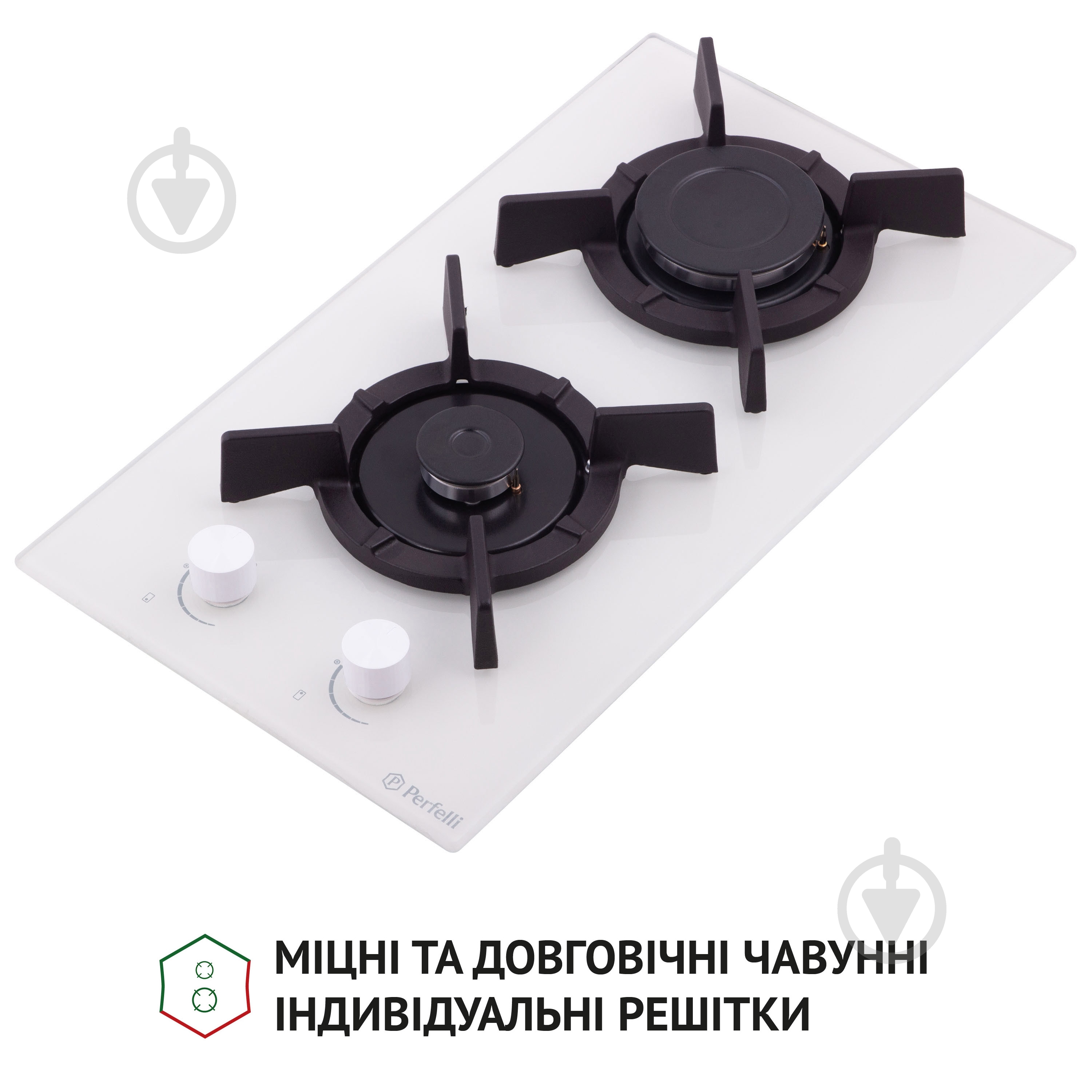 Варочная поверхность газовая Perfelli HGG 31487 WH - фото 3 Варочная поверхность газовая Perfelli HGG 31487 WH - фото 3