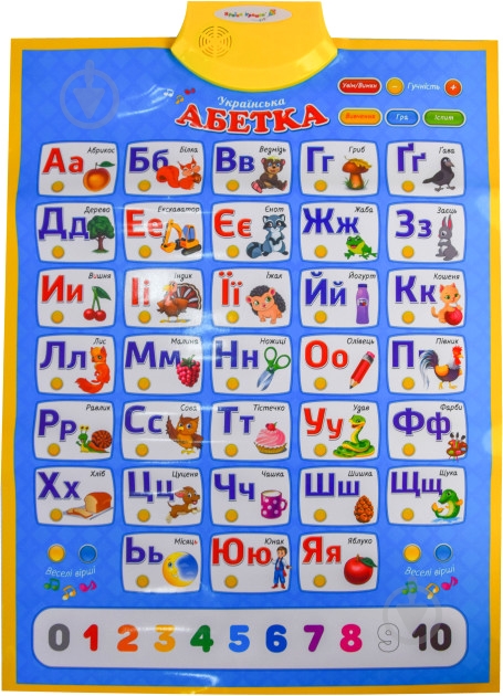 Игрушка Країна Іграшок плакат обучающий Азбука PL-719-57 - фото 1