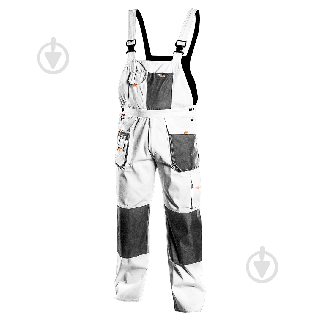 Напівкомбінезон NEO tools р. XXL 81-140 білий - фото 1 Напівкомбінезон NEO tools р. XXL 81-140 білий - фото 1