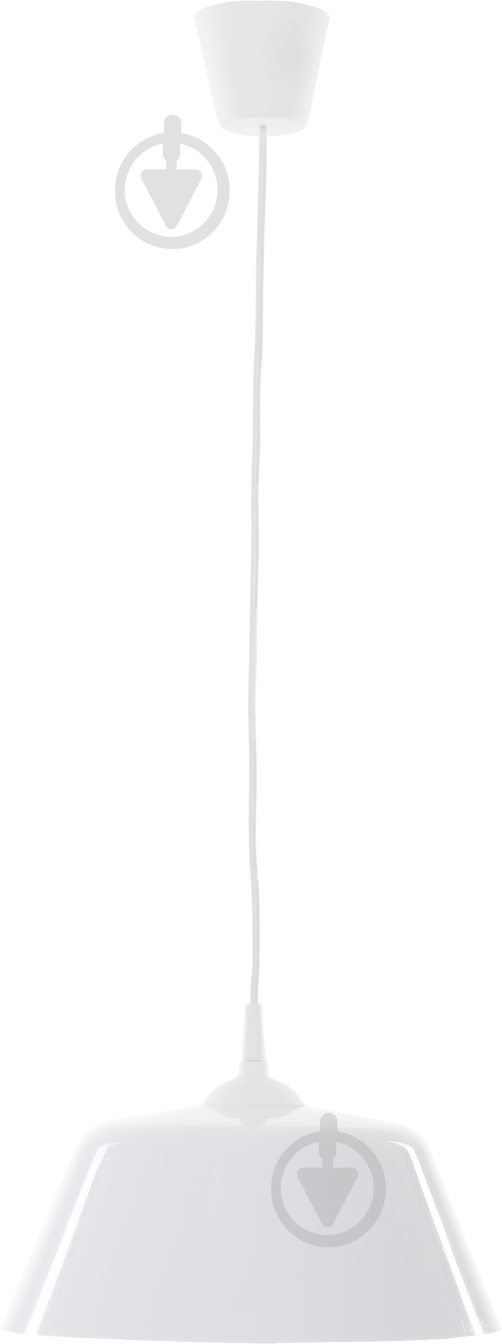 Подвес TK Lighting Rossi 1x60 Вт E27 белый с золотистым 1704 - фото 2