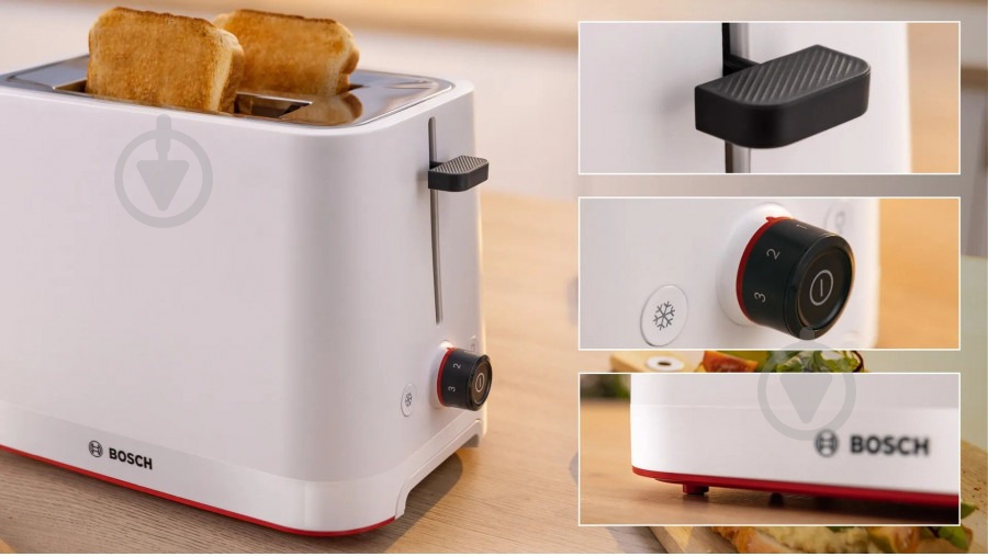 ВИТРИНА! Тостер Bosch MyMoment TAT3M121 - фото 3 ВИТРИНА! Тостер Bosch MyMoment TAT3M121 - фото 3