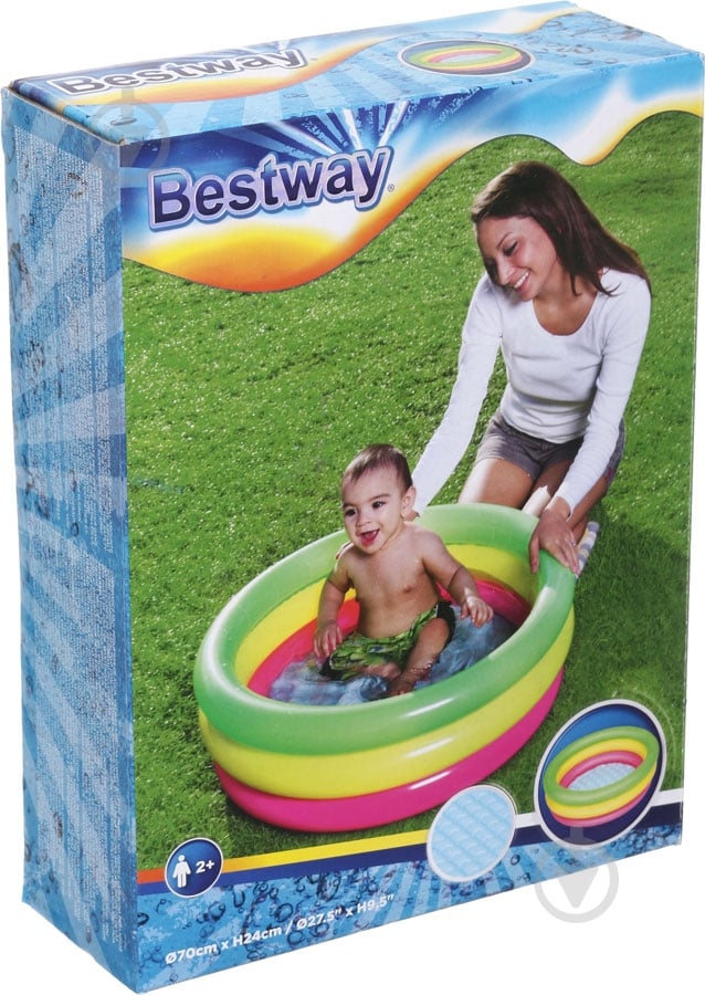 Басейн надувний Bestway 70x24 см 51128 - фото 6