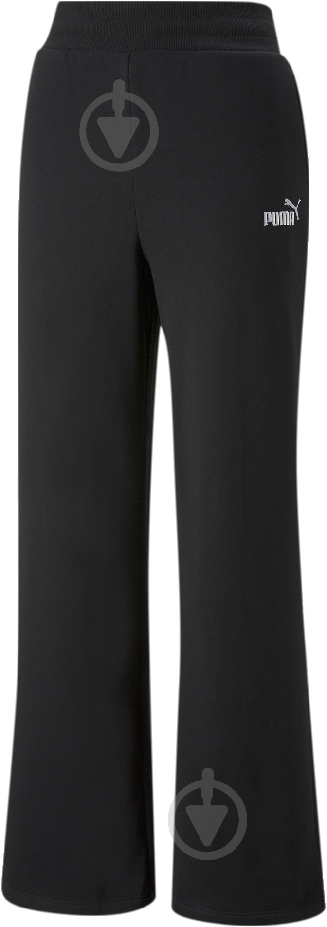 Брюки Puma ESS+ EMBROIDERY WIDE PANTS FL 67000601 р. L черный - фото 1