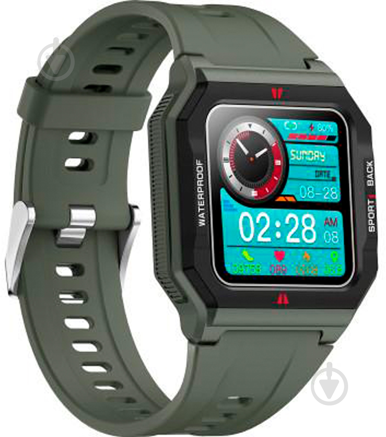Смарт-годинник Gelius Old School green (GP-SW006) - фото 9